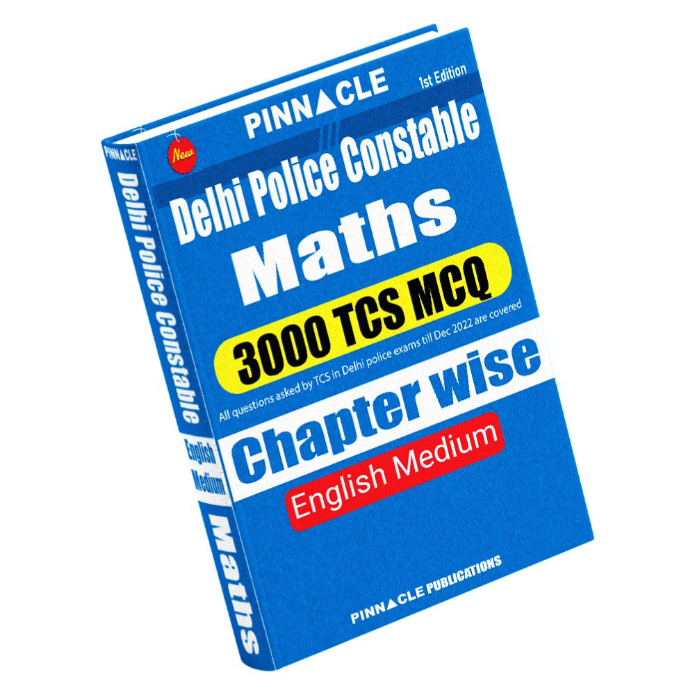 Delhi police constable maths 3000 TCS MCQ chapter wise english medium